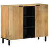 vidaXL Bivak Brown 90x33x75 cm Masivni les Mango