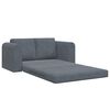 vidaXL Sofa postelja Temno siva 148 x 71 x 83 cm Žamet