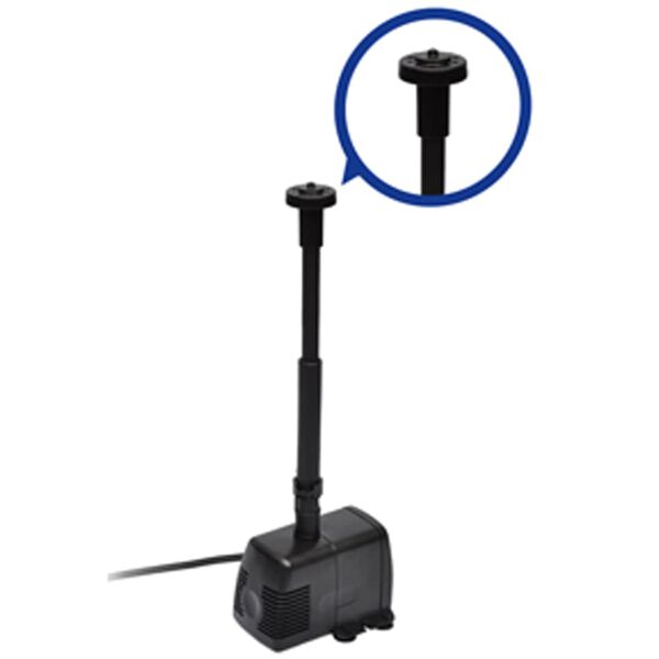 Črpalka za Ribnik 3 Nastavki za Vodomete 1000 l / h