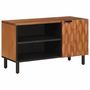 vidaXL TV omarica Acacia rjav fini&scaron; 80 x 33 x 46 cm Masiven les manga