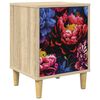 vidaXL Nočna omarica KIEL Sonoma hrast 36 x 33 x 50 cm Inženirski les