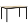vidaXL Jedilne mize 140 x 80 x 75 cm Inženirski les Sonoma hrast