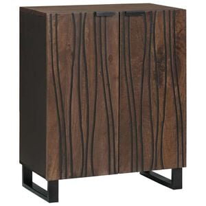 vidaXL Strani &scaron;al Oreh 60 x 33,5 x 75 cm Masiven les manga