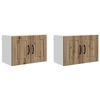 vidaXL Omarica na steni PORTO 2 pcs Umetni hrast 60 x 31 x 40 cm
