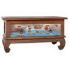 vidaXL Klubska mizica 80x50x40 cm iz predelane tikovine
