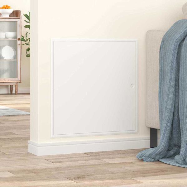 vidaXL Dostopna enota Bela 63 x 33 x 3 cm Jeklo