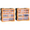 vidaXL Organizatorji z 12 predali 2 kosa 26,5x16x26 cm