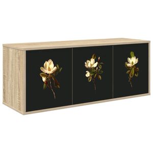 vidaXL Stenska TV omarica BREMEN 102 x 33 x 40 cm Sonoma hrast