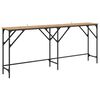 vidaXL Konzolna miza Umetni hrast 180 x 30 x 75 cm Konstruiran les