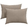 vidaXL Blazine za kavč 2 pcs Taupe 70 x 50 cm blago
