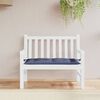 vidaXL Blazina za vrtno klop mornarsko modra 110x50x7cm oxford tkanina