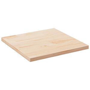 vidaXL Mizna plo&scaron;ča 80x80x2,5 cm masivni les borovina kvadratna