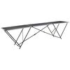 vidaXL Zložljiva tapetni&scaron;ka miza MDF in aluminij 300x60x78 cm