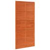 vidaXL Hlevska vrata Vo&scaron;čeno rjava 100 x 208 cm Trdna borovina