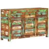 vidaXL Komoda 110x30x65 cm trden predelan les