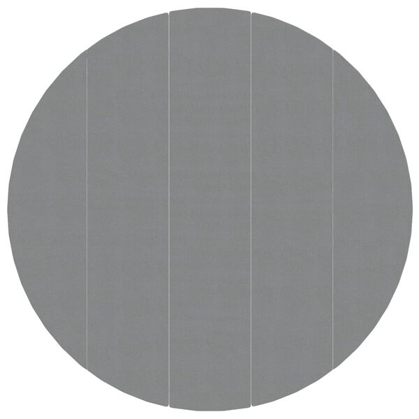 vidaXL Podloga za bazen svetlo siva Ø550 cm poliestrski geotekstil