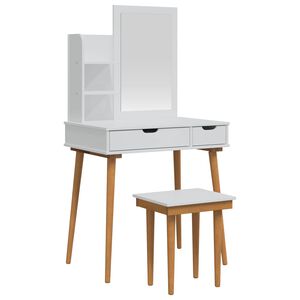 vidaXL Komplet toalet FAUSKE 4 kos Bela 76 x 50 x 143 cm