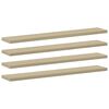 vidaXL Dodatne police za omaro 8 kosov sonoma hrast 60x10x1,5 cm