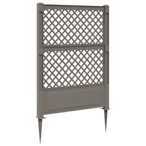 vidaXL Re&scaron;etka z bodico Siva 99 x 6 x 165 cm PP