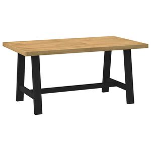 vidaXL Jedilna miza NOAIN 160x90x75 cm trdna borovina