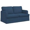 vidaXL Kavč Modra 144 x 80 x 85 cm blago