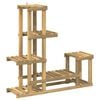 vidaXL Stojalo za rastline Bela 93,5 x 25 x 91,5 cm