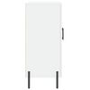 vidaXL Komoda bela 90x34x80 cm konstruiran les