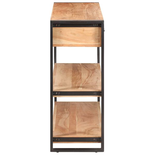 vidaXL Komoda 120x30x75 cm trden akacijev les