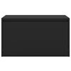 vidaXL Klop za hodnik 80x40x45 cm črna iverna plo&scaron;ča