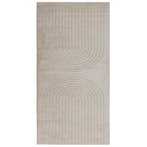 vidaXL Notranja preproga GALATI Bež 150 x 80 cm Poliester