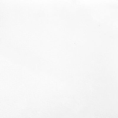vidaXL Posteljni okvir z vzglavjem bela 120x200 cm umetno usnje