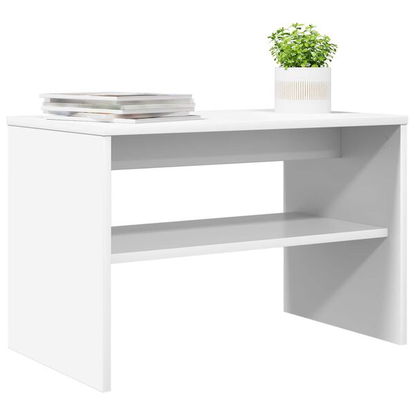 vidaXL TV omarica Bela 60 x 35 x 40 cm Konstruiran les