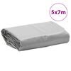 vidaXL Ponjava siva 5x7 m 650 g/m²