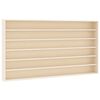 vidaXL Lesena zbirateljska vitrina z 6 policami 100x9x55 cm