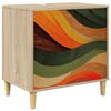 vidaXL Kopalni&scaron;ka omarica BONN Sonoma 60 x 40 x 60 cm Inženirski les