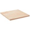 vidaXL Mizna plo&scaron;ča 90x90x2,5 cm trdna borovina
