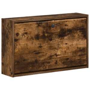 vidaXL Omara za čevlje, pritrjena na steno BREDA 71 x 17 x 43 cm