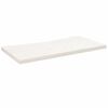 vidaXL Mizna plo&scaron;ča bela 80x40x2,5 cm trdna borovina