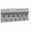 vidaXL Nadwyčajna obe&scaron;alnik za pla&scaron;če Siva Sonoma 100 x 40 x 12 cm