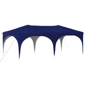 vidaXL Zložljivi &scaron;otor za zabave 575 x 288 x 245 cm Modra