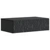 vidaXL Stenska stranska miza Črna 59 x 34,5 x 17 cm Inženirski les