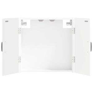 vidaXL Omara za tarče HOORN Bela 52,5 x 10,5 x 53,5 cm Inženirski les
