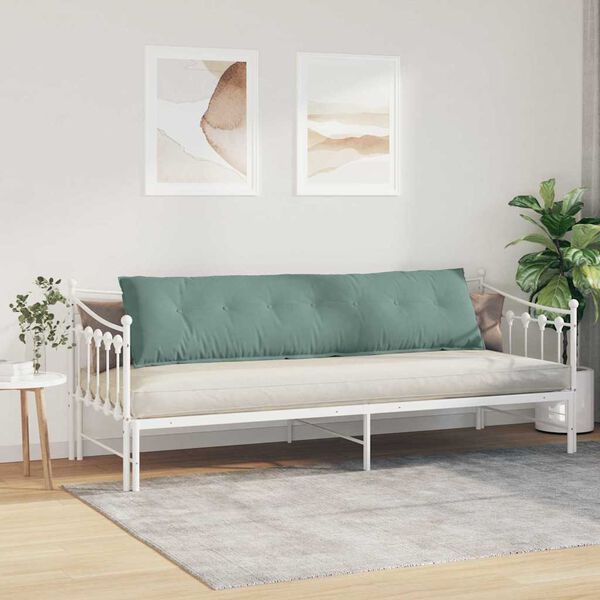 vidaXL Poglavni vzglavnik Morsko zelena 200 x 50 cm Žametna tkanina