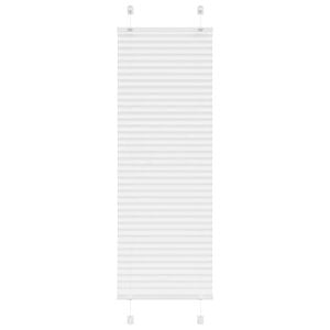 vidaXL Plisirana žaluzija Bela 40x100 cm &Scaron;irina tkanine 39,4 cm