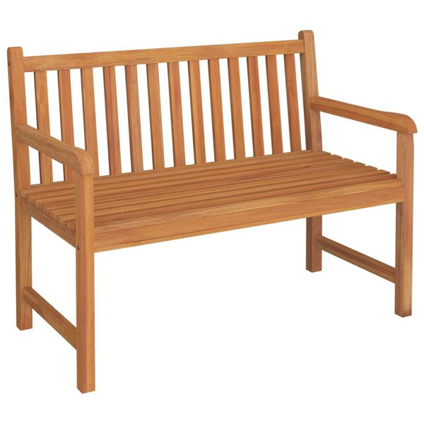 vidaXL Vrtna jedilna garnitura 4-delna trdna tikovina