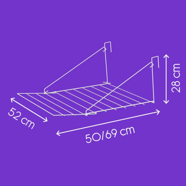 Tomado Viseč sušilnik perila Breda 7 m bel