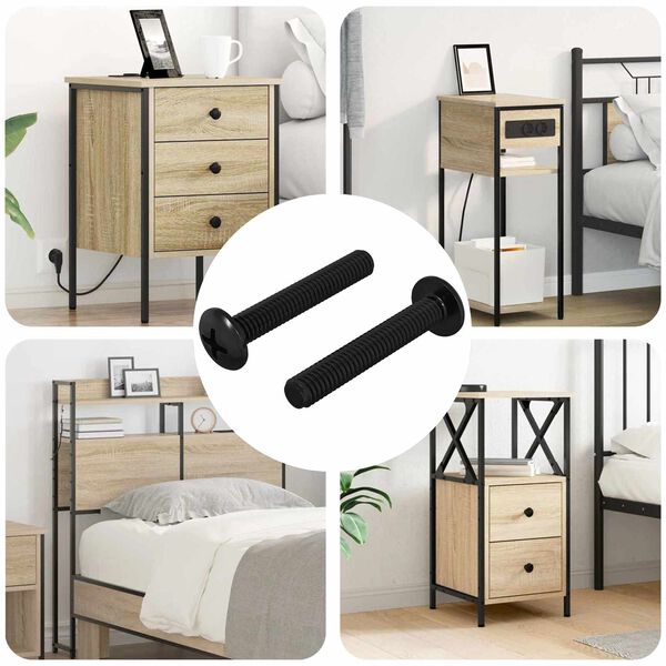 vidaXL Vijak 2 pcs srebrna 5 x 30 mm elezo