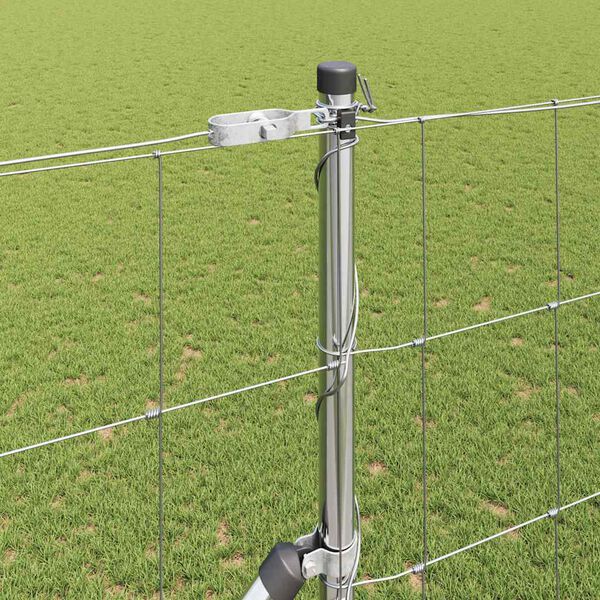 vidaXL Steber ograje. Cinkano 50 x 1,5 m Jeklo