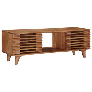 vidaXL TV omarica s shranjevanjem z vrati Naravna 105 x 30 x 35 cm