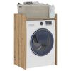 vidaXL Omara za pralni stroj Oreh 67,5 x 48 x 97 cm Konstruiran les